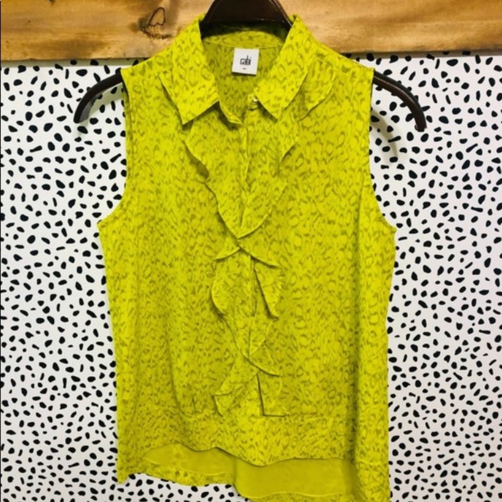 CAbi Reign Ruffle blouse
